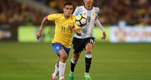 Brasil perde amistoso para Argentina