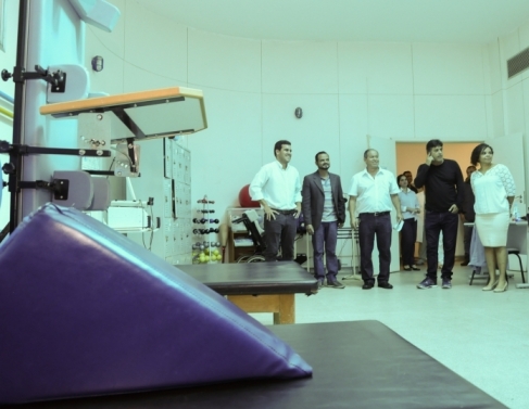 Visita ao setor de reabilita��o