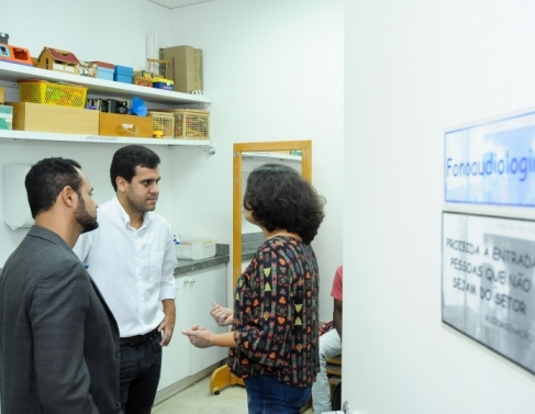 Visita ao setor de reabilita��o