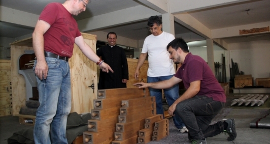 Markus Roth esteve na Igreja Principal