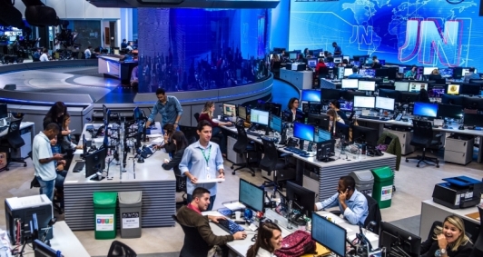 Nova reda&ccedil;&atilde;o do Jornalismo Globo