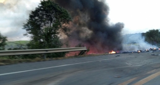 Acidente na BR 101, em Guarapari