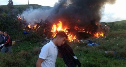 Acidente na BR 101, em Guarapari