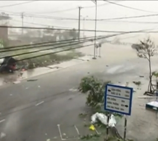 Tufão deixou mortos e dezenas de desaparecidos