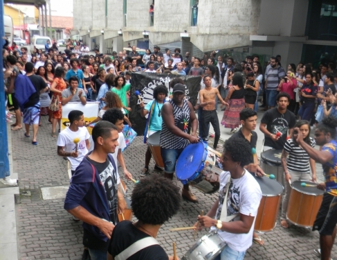 Ato contra racismo no IFF