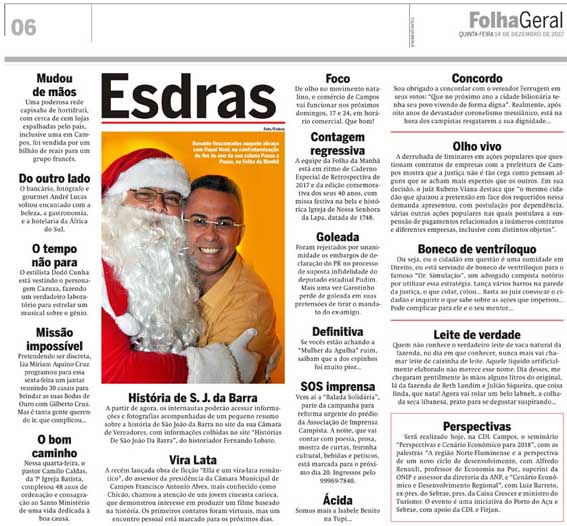 Coluna Social Esdras