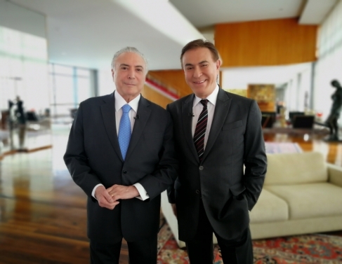 Temer recebeu Amaury em encontro descontra&iacute;do 