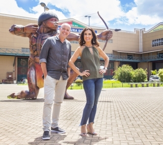 Alex Escobar e F&aacute;tima Bernardes