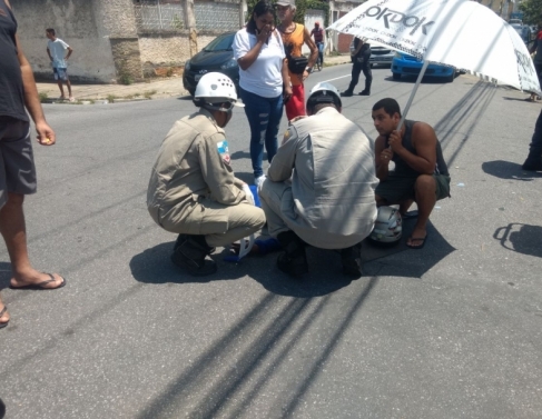 Colisão entre motocicletas