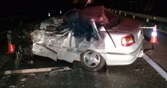 Acidente fatal na BR 101 (Foto: Divulga��o)
