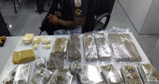 Homem preso com 11 kg de drogas no Parque Julião Nogueira   