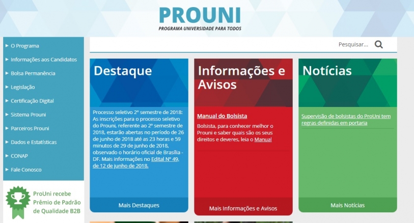 Resultado da primeira chamada do ProUni sai nesta terça Folha1 - País
