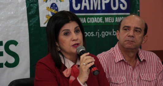 Rosinha e ex-vice prefeito Chicão