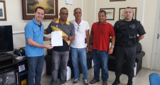 Comandante do 8º BPM se reuniu com vereadores