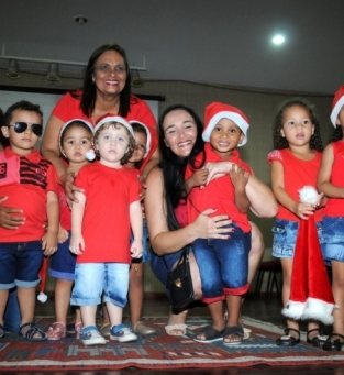 Crianças foram destaques no musical de Natal