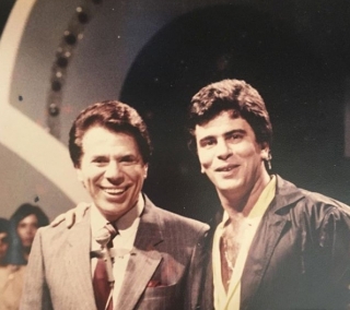 Silvio Santos e Wagner Montes