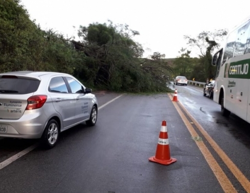 Sistema ficou em pare e siga na BR 101