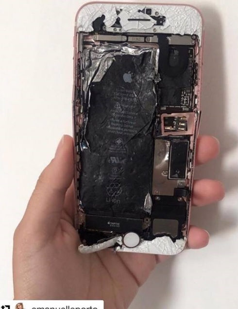 Foto publicada na rede social da vítima