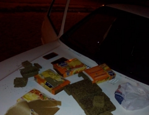 Droga encontrada em embalagens de lasanha