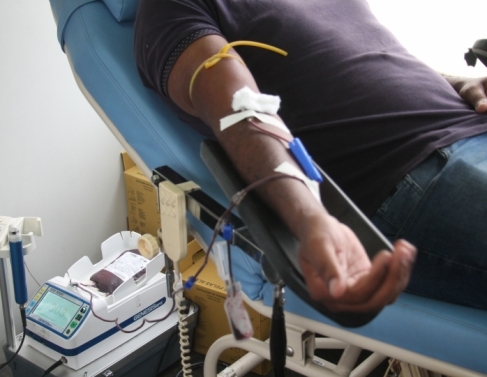 Doação de sangue no HEAA