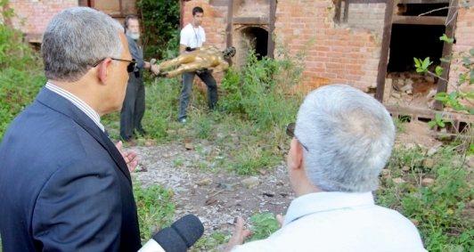 Cláudio Guerra participou da reconstituição em Cambaíba em 2014