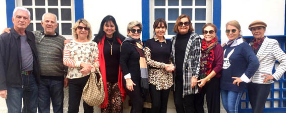 Jorge Margen, Walter Sep&uacute;lveda, Mari&aacute;urea Paes, Herm&iacute;nia Sep&uacute;lveda, Marluci Sardemberg, Mirza Kury,Diva Abreu Barbosa, Alcin&eacute;a Lima, Marcinha Barroso  e Cicinha Chagas, em S.Jos&eacute; do Cal&ccedil;ado