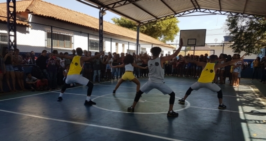 Ragha na Escola (Foto: Joseli Matias)