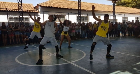 Ragha na Escola (Foto: Joseli Matias)