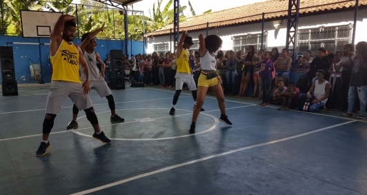 Ragha na Escola (Foto: Joseli Matias)