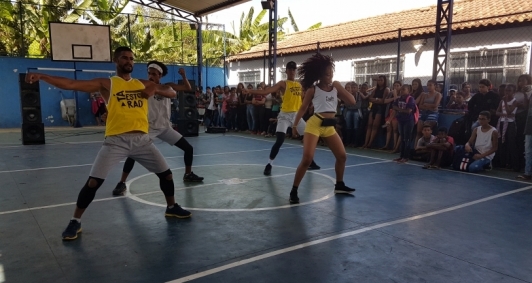 Ragha na Escola (Foto: Joseli Matias)