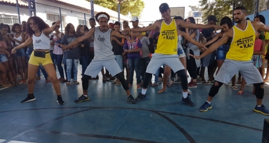 Ragha na Escola (Foto: Joseli Matias)