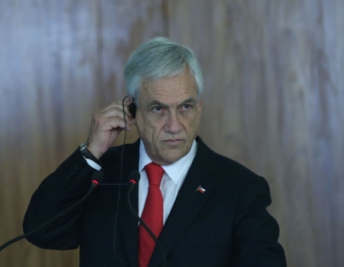 O presidente do Chile Sebastián Piñera