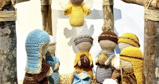 Segundo lugar ficou com o pres&eacute;pio de Clarisse Arantes Ventura