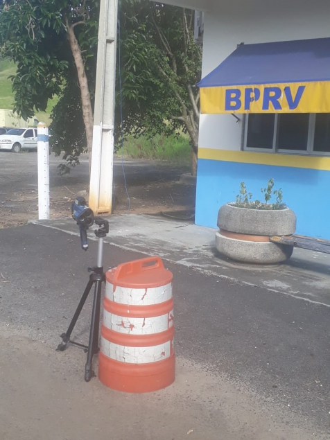 O BPRv já atua com radar móvel no Posto 18, na localidade de Ponto de Pergunta