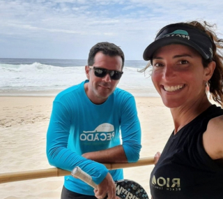 Michelle Figueiredo e M&aacute;rcio Cavaleiro formar&atilde;o dupla na competi&ccedil;&atilde;o mista