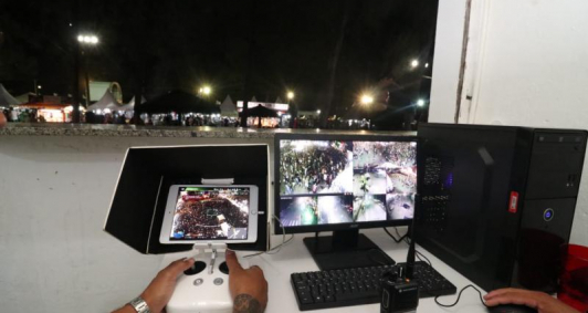 Monitoramento com drones em SJB