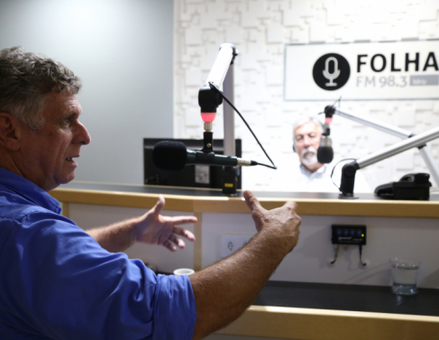 Armando Carneiro participou do Folha no Ar