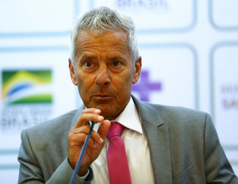 Ministro interino da Saúde, João Gabbardo, durante entrevista sobre o coronavírus