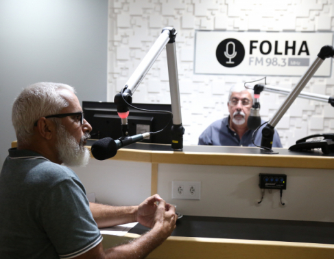 Wellington Cordeiro participou do Folha no Ar