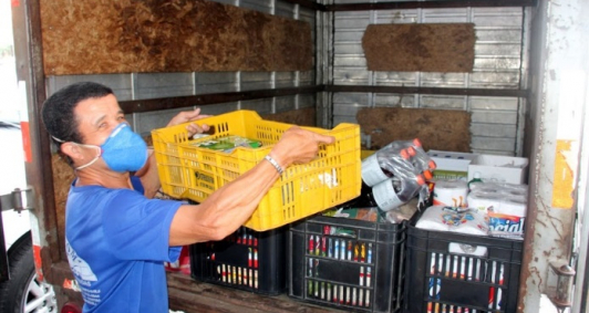 Objetivo final  levar os produtos at os clientes, a maioria em confinamento