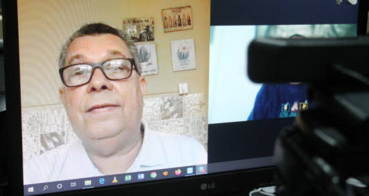 Alcimar Ribeiro falou pelo Skype