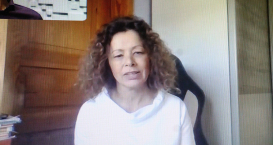 Claudya Ribeiro falou via Skype