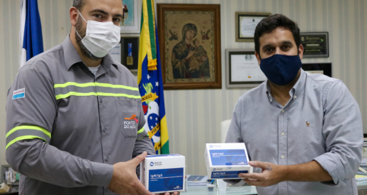 Testes foram entregues à Prefeitura pelo Comitê de Ações Humanitárias do Porto do Açu