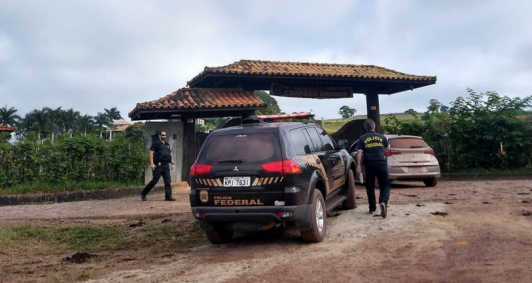 PF no dia 9 de junho no stio da prefeita de Carapebus
