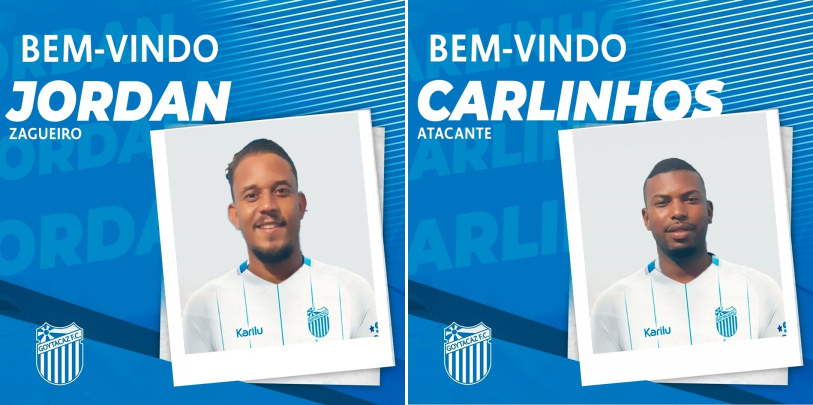 Jordan e Carlinhos, novos reforos do Goytacaz