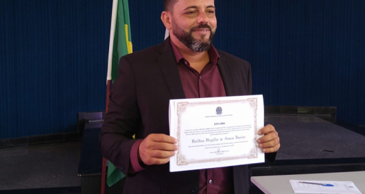 Diplomao de Juninho Virglio (Foto: Aldir Sales)