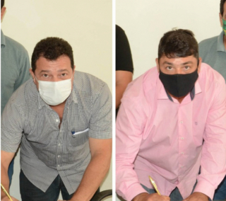 Alvaro Oliveira e Beto Aben&ccedil;oado