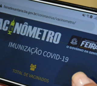 App Vacin&ocirc;metro da cidade de Feira de Santana/BA