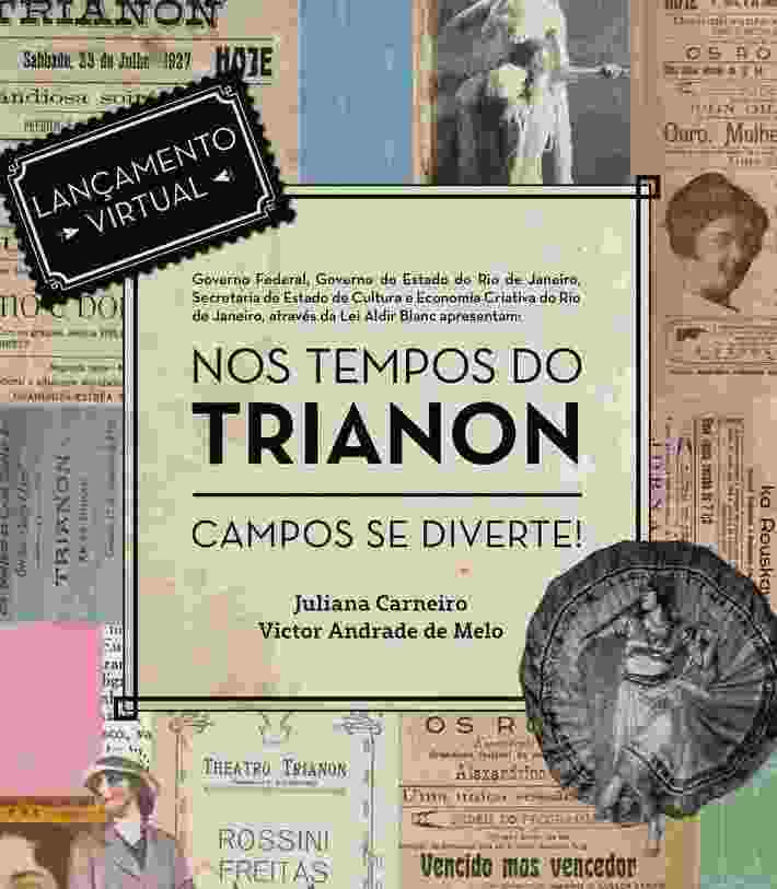 capa do livro que conta histria do Teatro Trianon