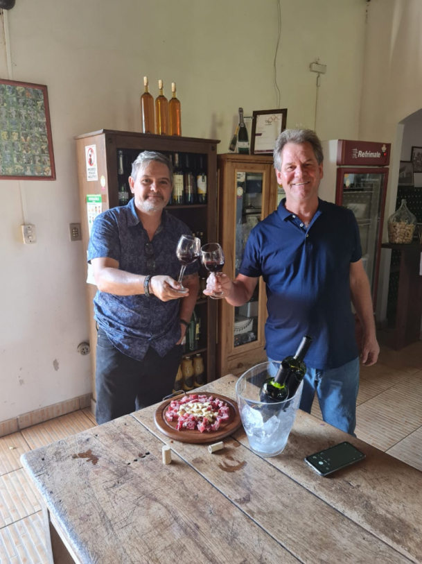 Recep&ccedil;&atilde;o pelo Jorge Fin